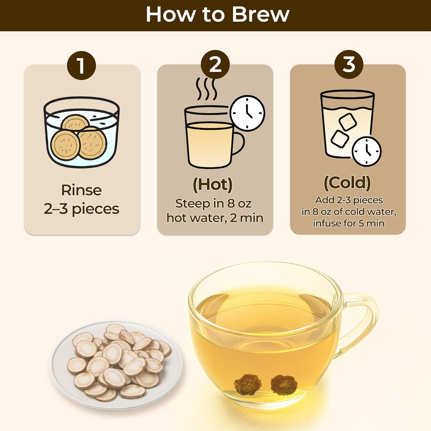 Korean Roasted Burdock Root Tea / 볶은 우엉차
