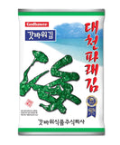 Load image into Gallery viewer, Roasted Seasoned Green Seaweed DaeChun / 대천파래김 (5 bags)